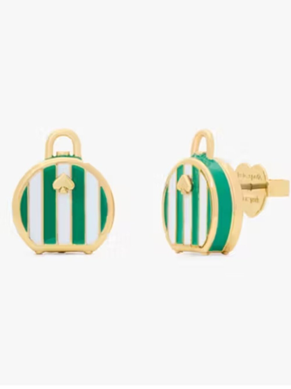 Kate Spade Away We Go Suitecase Studs - RETIRED NOVELTY!